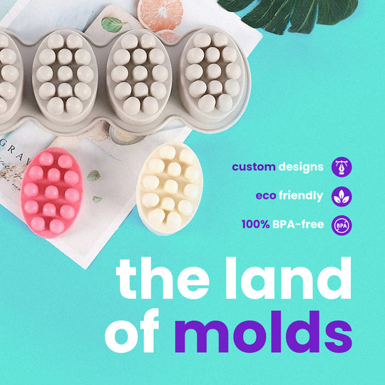 ccm oval custom soap molds