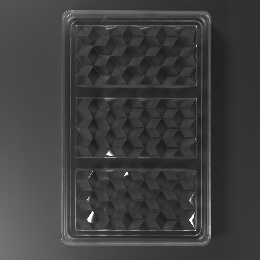 Premium Polycarbonate Chocolate Bar Mold Geometric