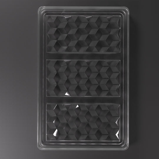 Premium Polycarbonate Chocolate Bar Mold Geometric