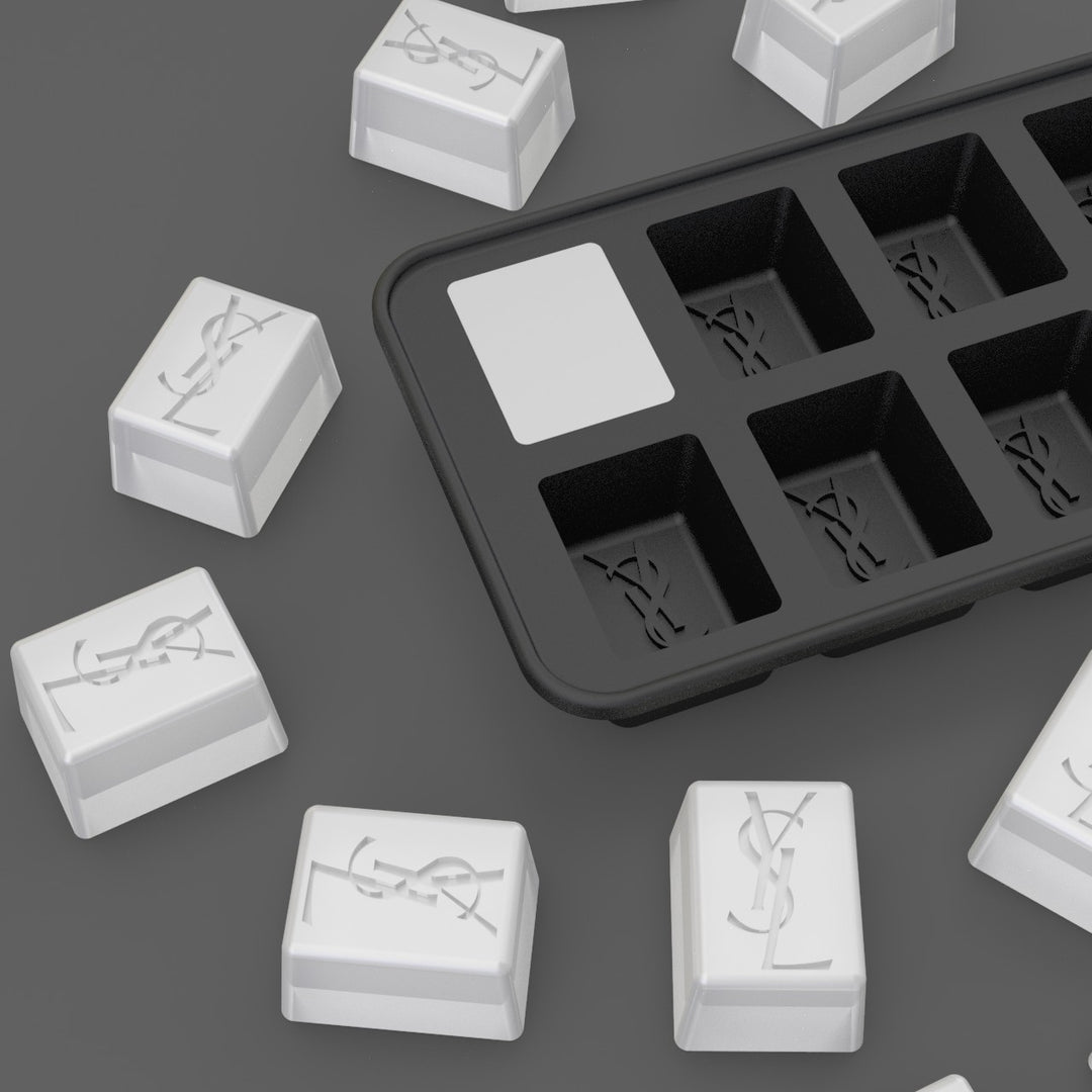 YSL custom ice cube mold