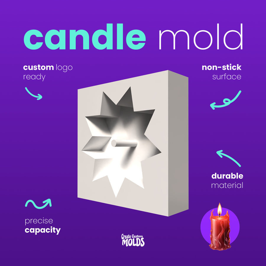 Super Custom Candle 2-Part Mold – Create Custom Molds