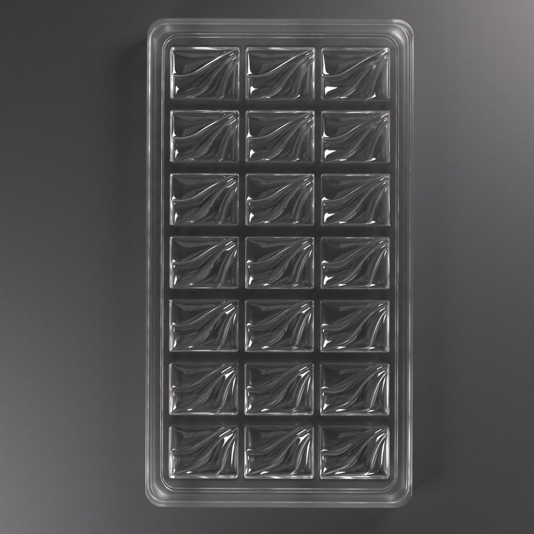 Premium Polycarbonate Chocolate Mold Floral Design