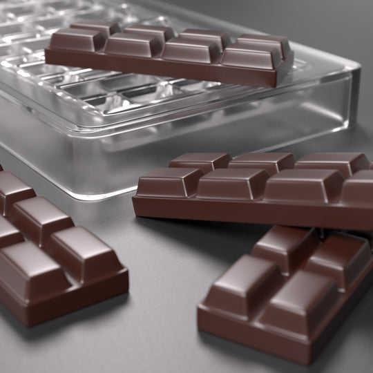 Premium Polycarbonate Mini Chocolate Bar Mold