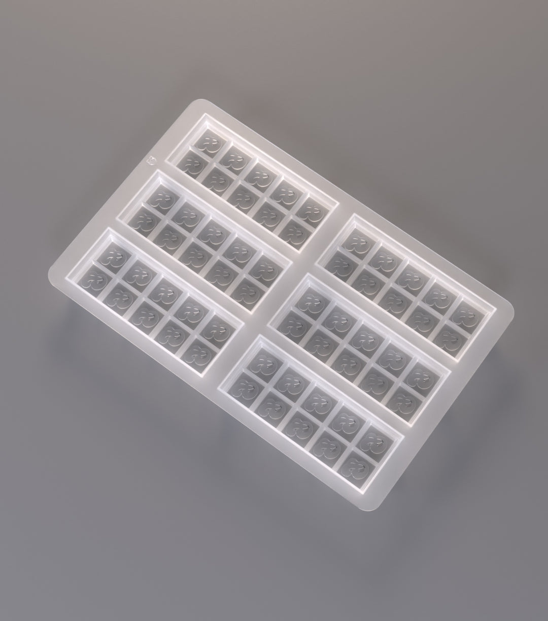 🍫 Chocolate Bar Silicone Mold - 6 Cavities