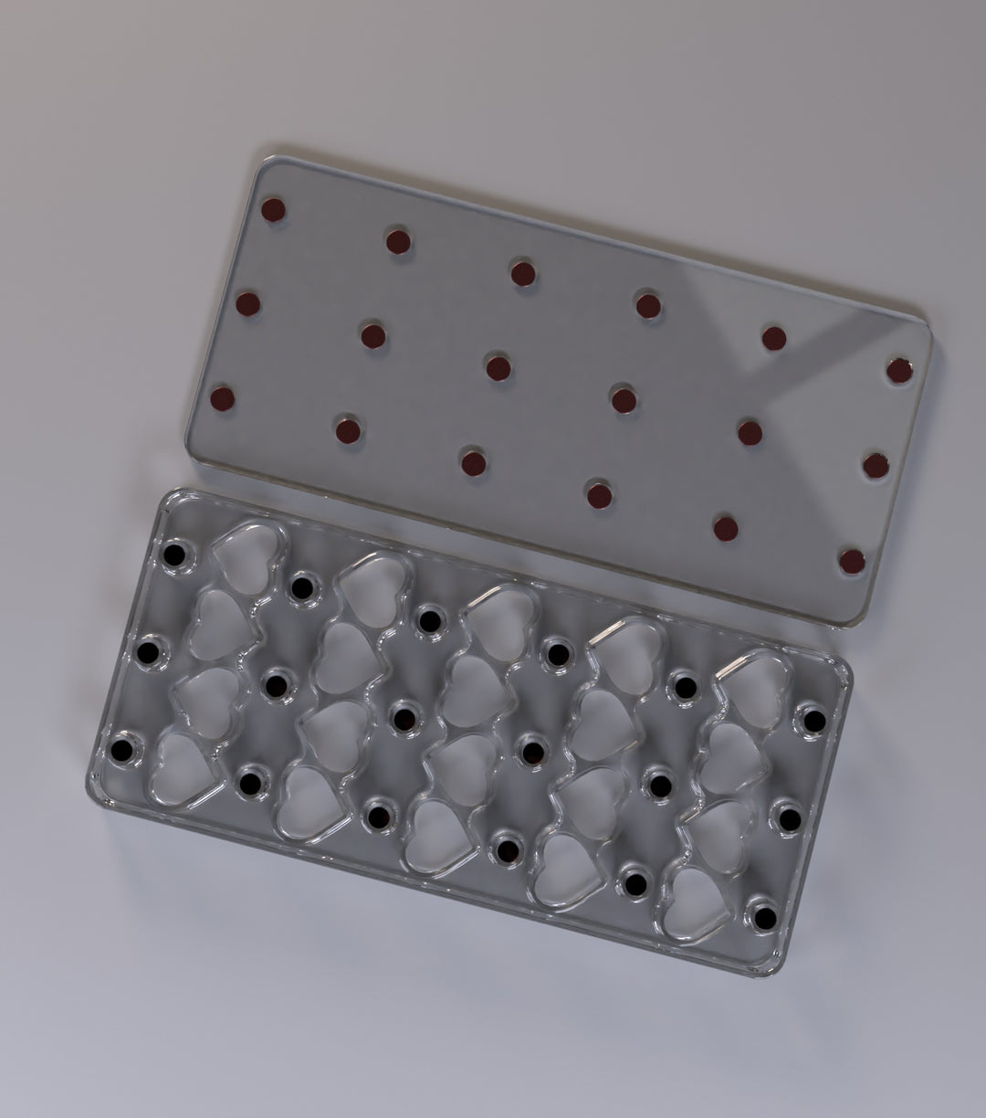 🍫 Heart Transfer Sheet Tray