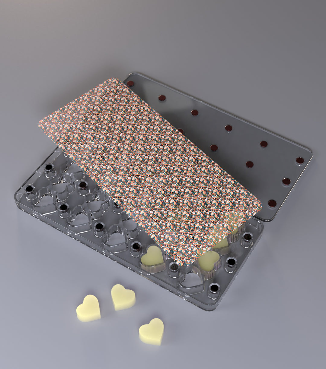 🍫 Heart Transfer Sheet Tray