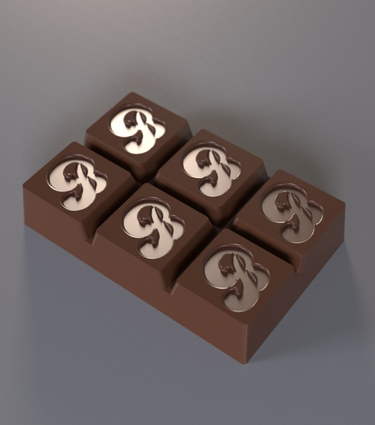 🍫 Chocolate Bar Polycarbonate Mold