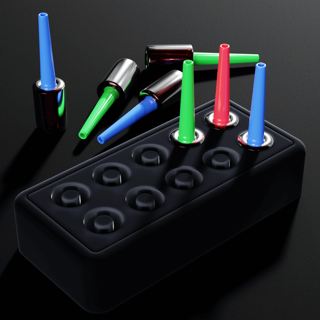 HookahPop Tip Hard Candy Mold Plain 10 cativies Create Custom Molds